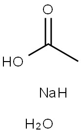 Sodium acetate hydrate Structure