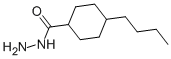 Cyclohexanecarboxylic acid, 4-butyl-, hydrazide (9CI) Structure