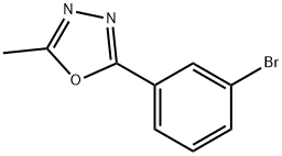 2-(3-Bromophenyl)-5-methyl-1,3,4-oxadiazole Structure