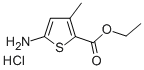 5-AMINO-3-METHYL-2-THIOPHENECARBOXYLIC ACID ETHYL ESTER HYDROCHLORIDE Structure