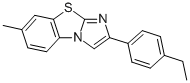 2-(4-ETHYLPHENYL)-7-METHYLIMIDAZO[2,1-B]BENZOTHIAZOLE Structure