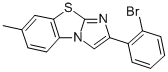 2-(2-BROMOPHENYL)-7-METHYLIMIDAZO[2,1-B]BENZOTHIAZOLE Structure