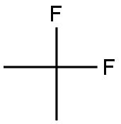 2,2-DIFLUOROPROPANE Structure