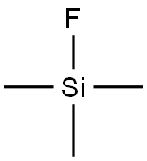 Trimethylfluorosilane Structure