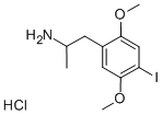 (+/-)-DOI HYDROCHLORIDE (+-)-2,5-DIMETHO XY-4- Structure