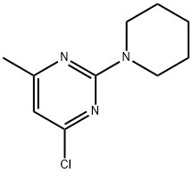 4-CHLORO-6-METHYL-2-(1-PIPERIDINYL)PYRIMIDINE Structure