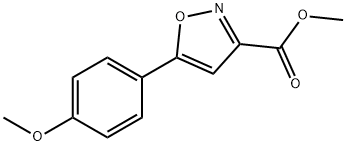 3-(4-METHOXY-PHENYL)-ISOXAZOLE-5-CARBOXYLIC ACID METHYL ESTER Structure