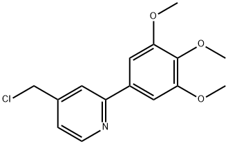 4-(CHLOROMETHYL)-2-(3,4,5-TRIMETHOXYPHENYL)PYRIDINE Structure