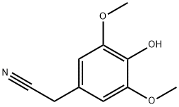 3,5-DIMETHOXY-4-HYDROXYPHENYL ACETONITRILE Structure