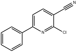 2-Chloro-6-phenylnicotinonitrile Structure