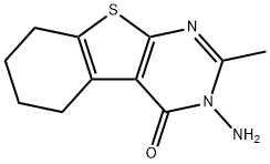 3-AMINO-2-METHYL-5,6,7,8-TETRAHYDRO-3H-BENZO[4,5]THIENO[2,3-D]PYRIMIDIN-4-ONE Structure