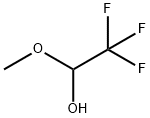 TRIFLUOROACETALDEHYDE METHYL HEMIACETAL Structure