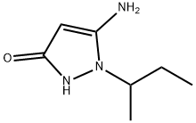 5-AMINO-1-SEC-BUTYL-1H-PYRAZOL-3-OL Structure