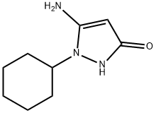 5-AMINO-1-CYCLOHEXYL-1H-PYRAZOL-3-OL Structure