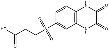 3-(2,3-DIOXO-1,2,3,4-TETRAHYDRO-QUINOXALINE-6-SULFONYL)-PROPIONIC ACID Structure