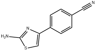 4-(2-AMINO-THIAZOL-4-YL)-BENZONITRILE Structure