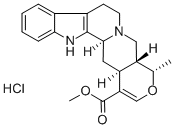 AJMALICINE HYDROCHLORIDE Structure