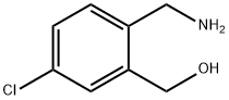 [2-(AMINOMETHYL)-5-CHLOROPHENYL]METHANOL Structure