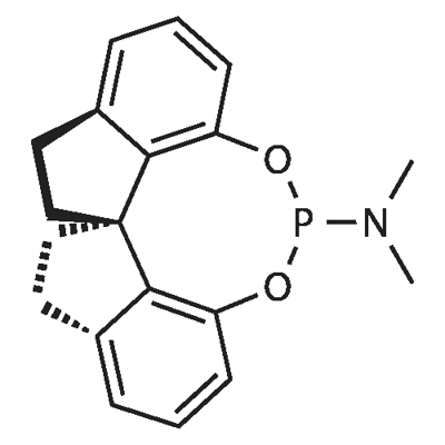 (11AR)-(+)-10,11,12,13-TETRAHYDRODIINDENO[7,1-DE:1',7'-FG][1,3,2]DIOXAPHOSPHOCIN-5-DIMETHYLAMINE Structure