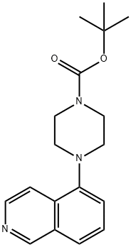 tert-butyl 4-(isoquinolin-5-yl)piperazine-1-carboxylate Structure