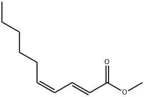 2,4-DECADIENOIC ACID METHYL ESTER Structure