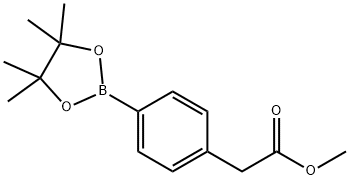 (4-METHOXYCARBONYLMETHYLPHENYL)BORONIC ACID PINACOL ESTER Structure