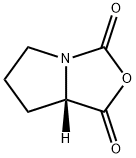 (7aS)-tetrahydro-1H,3H-Pyrrolo[1,2-c]oxazole-1,3-dione Structure