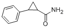 2-PHENYLCYCLOPROPANECARBOXAMIDE Structure