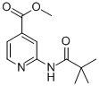 2-(2,2-DIMETHYL-PROPIONYLAMINO)-ISONICOTINIC ACID METHYL ESTER Structure