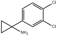 Cyclopropanamine, 1-(3,4-dichlorophenyl)- Structure