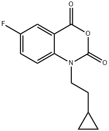 477933-12-3 1-(2-CYCLOPROPYL-ETHYL)-6-FLUORO-1H-BENZO[D][1,3]OXAZINE-2,4-DIONE