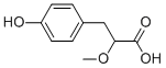 3-(4-HYDROXYPHENYL)-2-METHOXYPROPANOIC ACID Structure