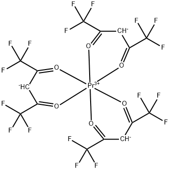 PRASEODYMIUM HEXAFLUOROACETYLACETONATE Structure