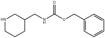 PIPERIDIN-3-YLMETHYL-CARBAMIC ACID BENZYL ESTER Structure