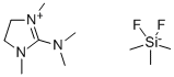 2-DIMETHYLAMINO-1,3-DIMETHYLIMIDAZOLINIUM-TRIMETHYLDIFLUORO-SILICONATE Structure