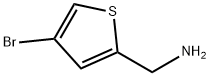 4-BROMOTHIOPHEN-2-YLMETHYLAMINE Structure