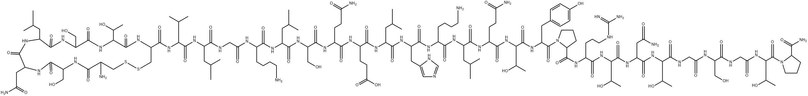 Calcitonin salmon Structure