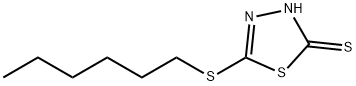 2-N-HEXYLTHIO-1,3,4-THIADIAZOLE-5-THIOL Structure