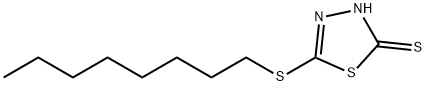 5-OCTYLTHIO-1,3,4-THIADIAZOLE-2-THIOL Structure