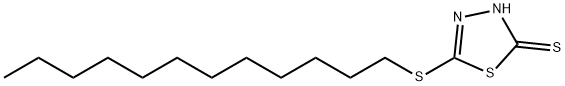 5-DODECYLTHIO[1,3,4]THIADIAZOLE-2-THIOL Structure