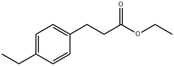 3-(4-ETHYL-PHENYL)-PROPIONIC ACID ETHYL ESTER Structure