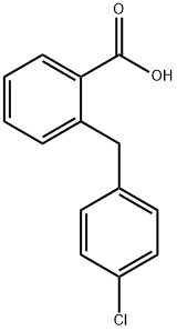 2-[(4-chlorophenyl)methyl]benzoic acid Structure