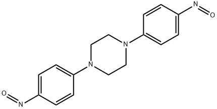 1,4-bis(4-nitrosophenyl)piperazine  Structure