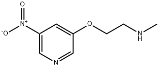 Ethanamine, N-methyl-2-[(5-nitro-3-pyridinyl)oxy]- (9CI) Structure