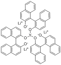 LITHIUM TRIS(S-(-)-1,1'-BINAPHTHYL-2,2'-DIOLATO)YTTRATE (III) Structure