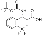 (R)-BOC-2-(TRIFLUOROMETHYL)-BETA-PHE-OH Structure