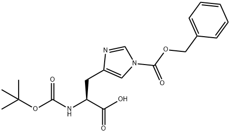 BOC-HIS(Z)-OH Structure