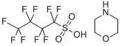 N-MORPHOLINIUM NONAFLUOROBUTANESULFONATE Structure