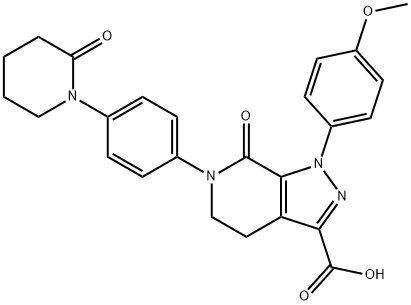 503614-92-4 1-(4-methoxyphenyl)-7-oxo-6-(4-(2-oxopiperidin-1-yl)phenyl)-4,5,6,7-tetrahydro-1H-pyrazolo[3,4-c]pyridine-3-carboxylic acid