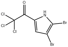 2,2,2-TRICHLORO-1-(4,5-DIBROMO-1H-PYRROL-2-YL)-1-ETHANONE Structure